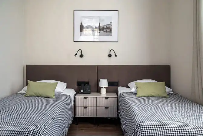 Комфорт плюс с террасой 2 кровати